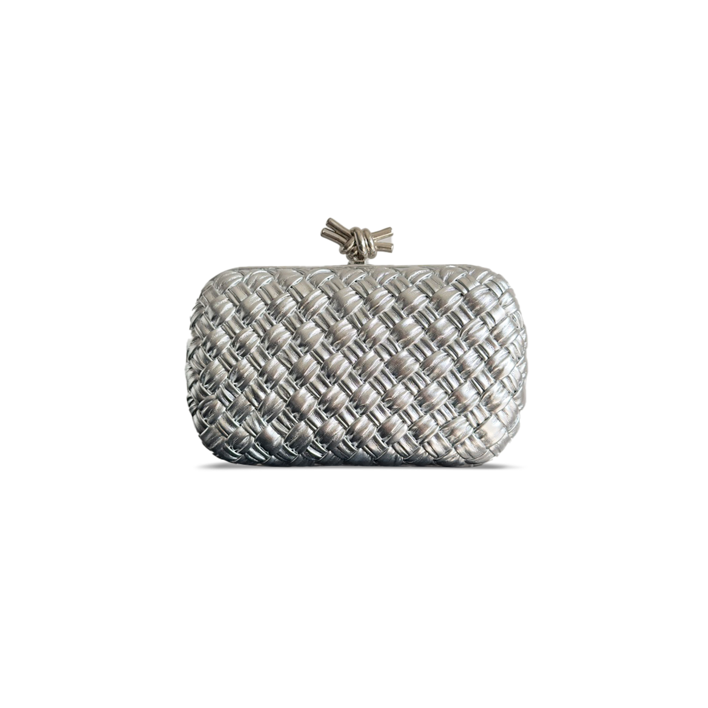 bo*te*ga Ve*ne*ta knot minaudiÈre clutch 717622v01d11222 (20.5*12.5*6cm)